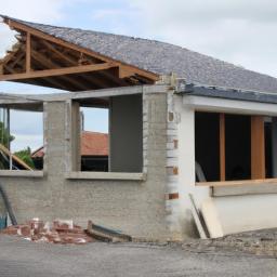 Extension de maison avec chambre d'amis Les Mureaux